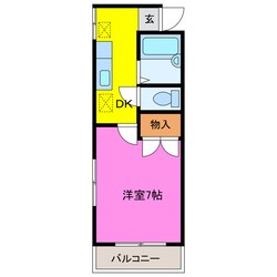 コンフォール今之浦の物件間取画像